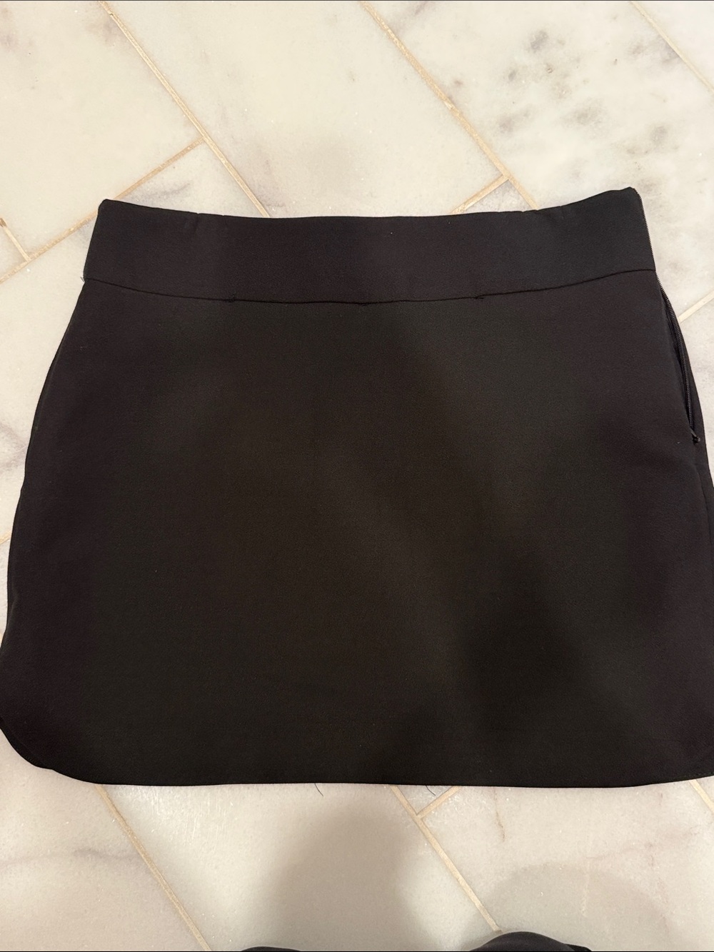 Zara Black Stretch Mini Skirt